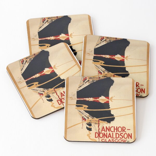 Item preview, Glasgow to Canada vintage travel poster designed and sold by stickart-marek.