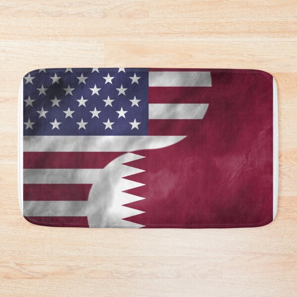 Item preview, USA and Qatar Dual Flag Yin Yang Combination designed and sold by ockshirts.