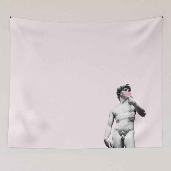 Item preview, David blowing a bubble with pink bubblegum designed and sold by ZANGRAM.