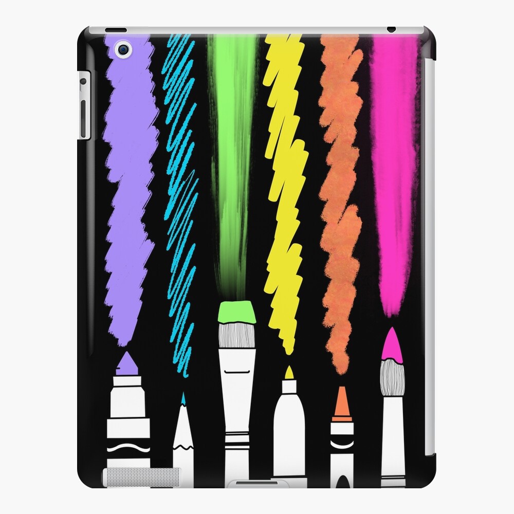 85+ Art Supply Doodles in Black iPad Case & Skin for Sale by thecraftace