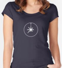Thermal Exhaust Port (White) Women's Fitted Scoop T-Shirt