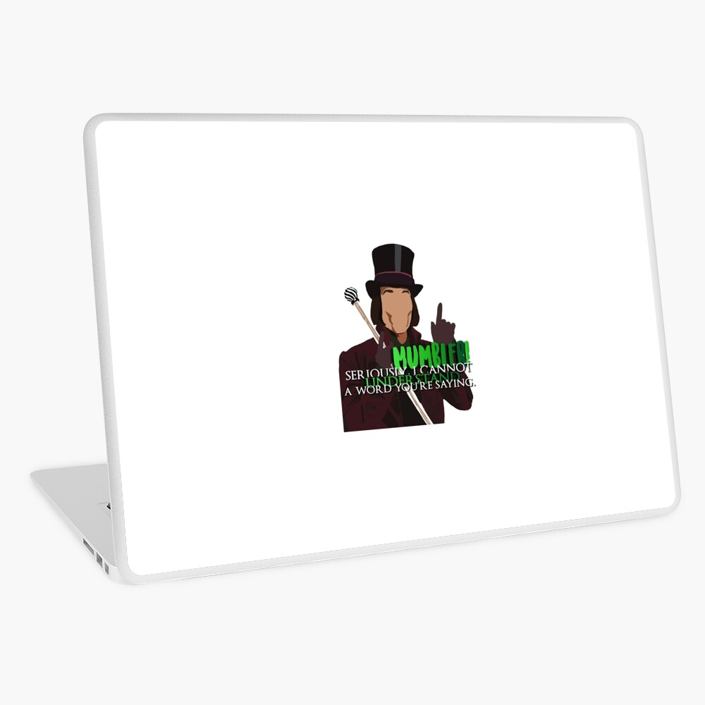 MUMBLER! Willy Wonka Johnny Depp iPad Case & Skin for Sale by  heavencxnwait