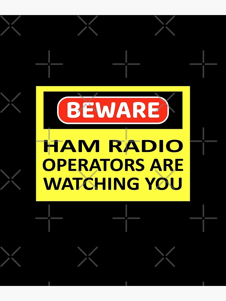 Amateur Ham Radio Grandpa Dad T Poster By Tastefultees Redbubble
