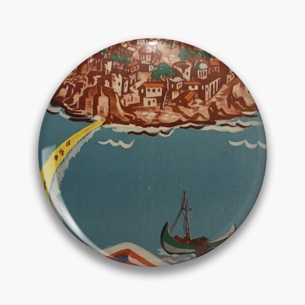 Item preview, Bulgarien Nessebar vintage travel poster designed and sold by stickart-marek.