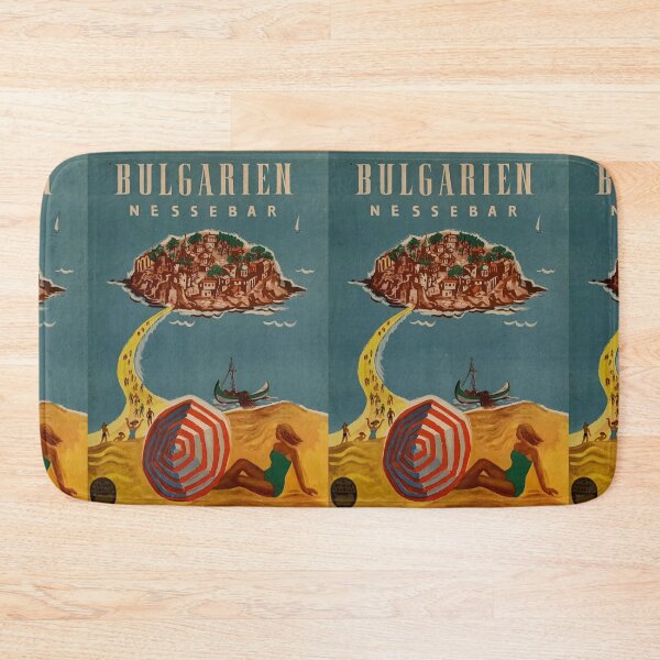 Item preview, Bulgarien Nessebar vintage travel poster designed and sold by stickart-marek.
