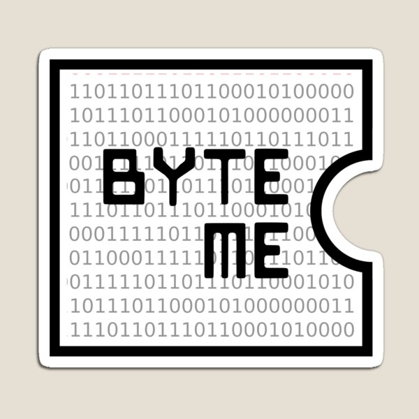 Item preview, Byte me (not bite me) designed and sold by Rhu Creations.