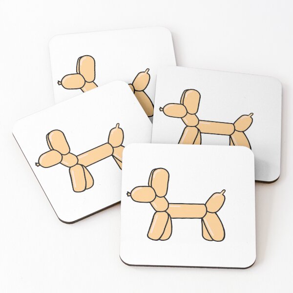 Item preview, Peach Balloon Dog designed and sold by Enchanted Melody.