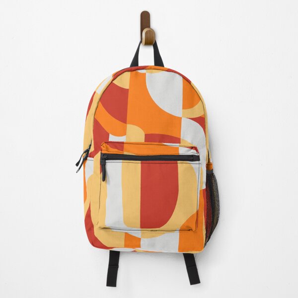 Item preview, Orange Abstract Retro Pattern designed and sold by coverinlove.