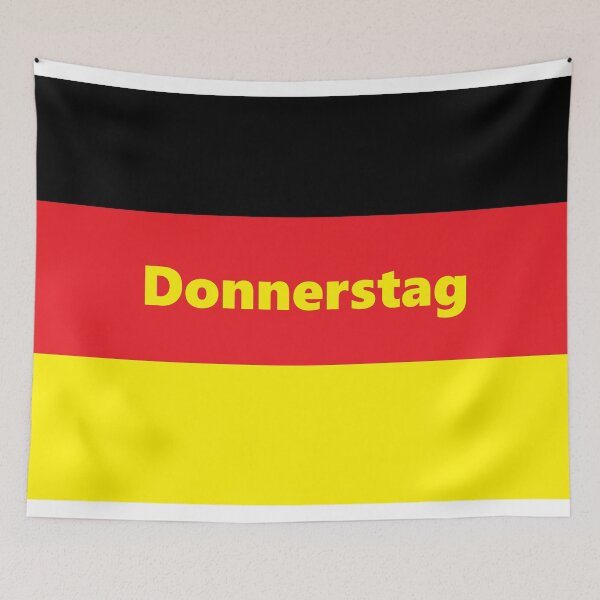Item preview, Donnerstag - German for Thursday designed and sold by farmbrough.