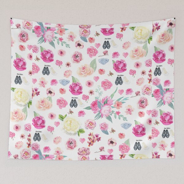 Item preview, Pink Wedding designed and sold by MagpieMuddles.