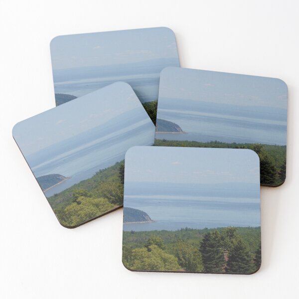 Item preview, Blue Sky Ocean Pine Trees designed and sold by AnnesLovelys.