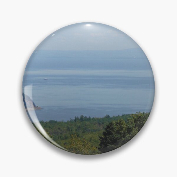 Item preview, Blue Sky Ocean Pine Trees designed and sold by AnnesLovelys.