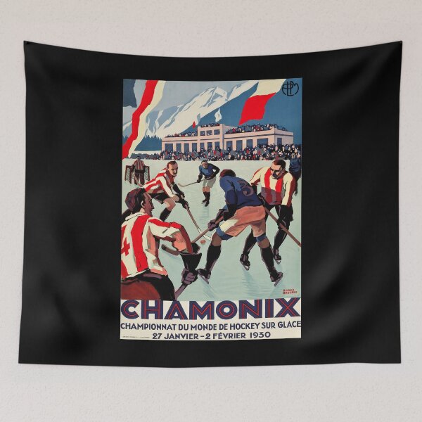 Item preview, PLM Chamonix 1930 vintage travel poster designed and sold by stickart-marek.
