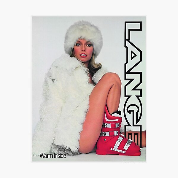 Lange Ski Girl - Warm Inside Photographic Print