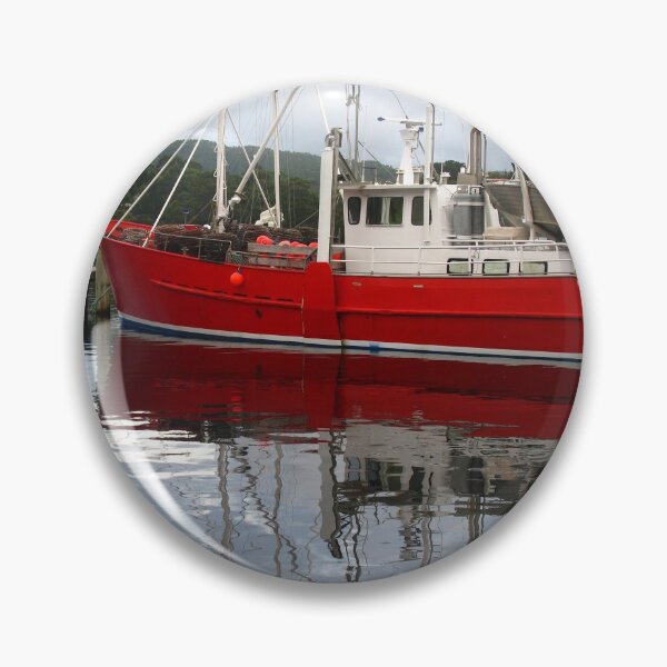 Item preview, Fishing Boat "Soluna" - Strahan, Tasmania. designed and sold by Marilyn Harris.