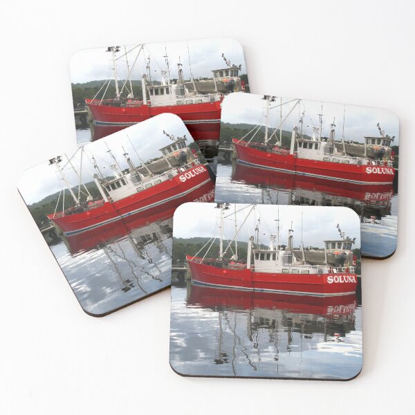 Item preview, Fishing Boat "Soluna" - Strahan, Tasmania. designed and sold by Marilyn Harris.
