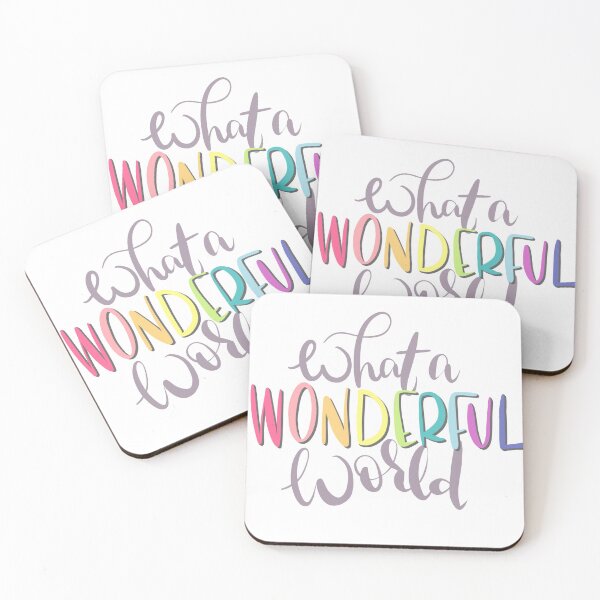 Item preview, What a Wonderful World designed and sold by juliascafidi.