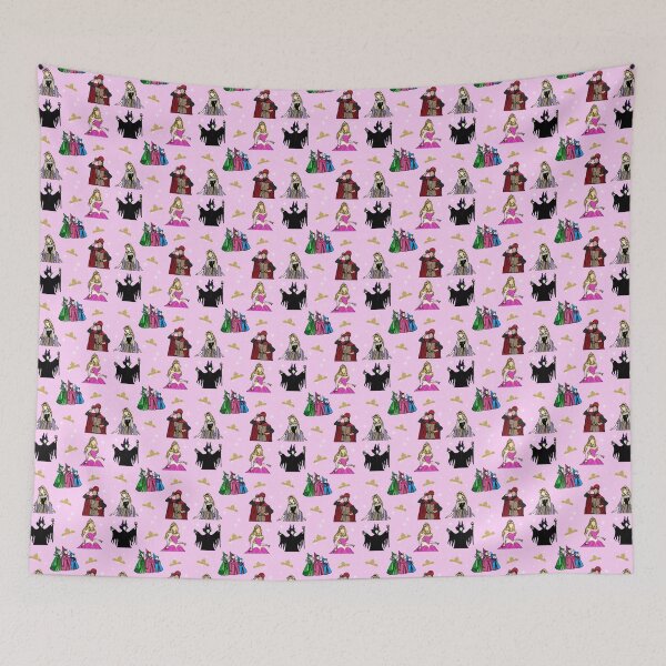 Item preview, Pink princess print  designed and sold by TheDoodleFairy.