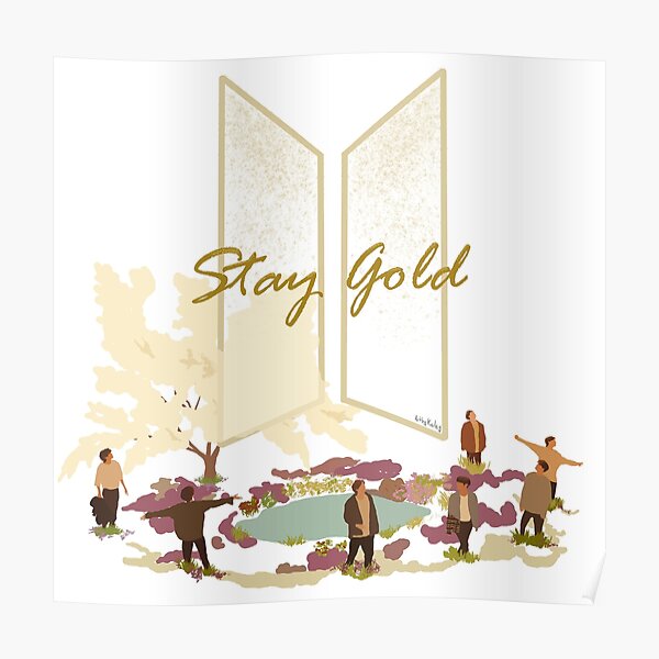 Stay Gold Bts Posters Redbubble