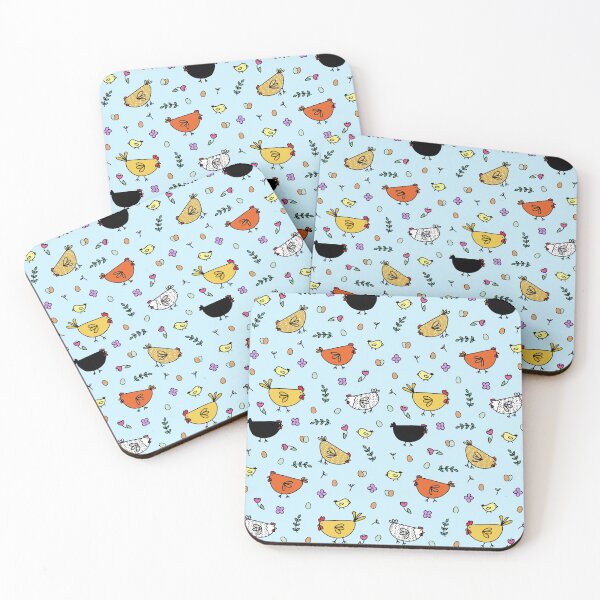Item preview, Colorful Chicken Pattern designed and sold by Rachael Martin.