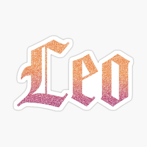 Leo Sticker