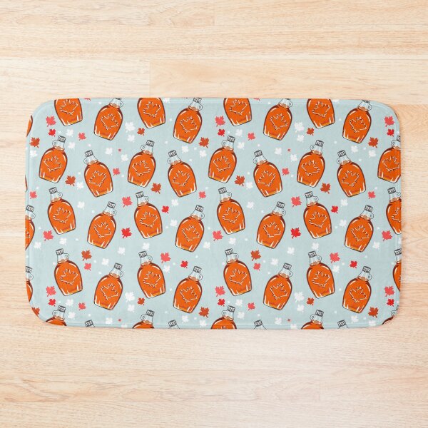 Item preview, Canadian Maple Syrup Pattern, Light Blue designed and sold by tanyadraws.