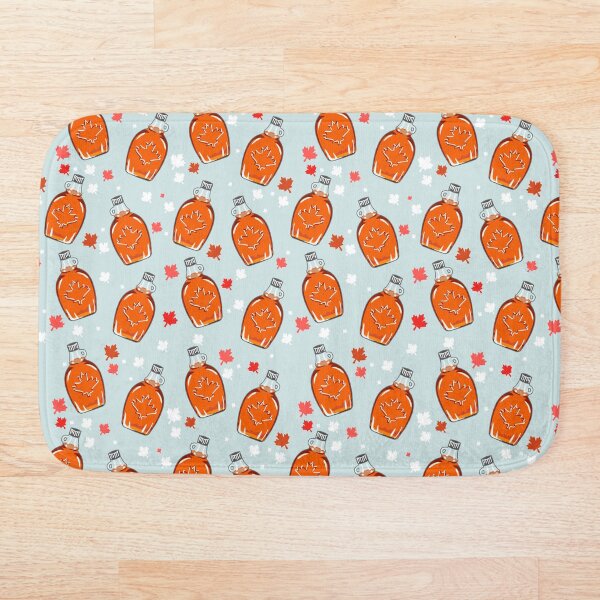 Item preview, Canadian Maple Syrup Pattern, Light Blue designed and sold by tanyadraws.