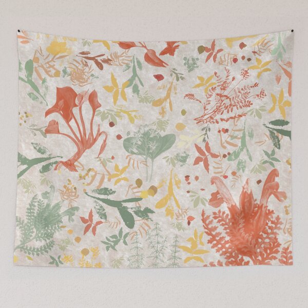 Item preview, Vintage Floras - ft. Retro Colors - Environmental Pattern designed and sold by jofelicity.