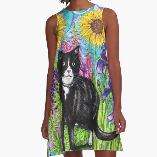 Black Cat Dresses for Sale | Redbubble