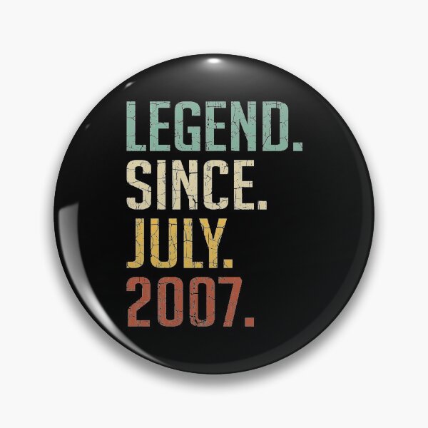 Item preview, Legend Since July 2007 13rd Birthday Gift 13 Years Old Vintage July 2007 designed and sold by Takatv.