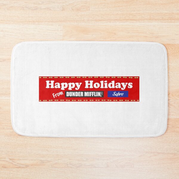 Item preview, happy holidays from dunder mifflin sabre designed and sold by reaganreese.