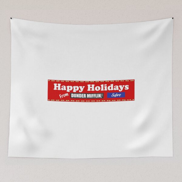 Item preview, happy holidays from dunder mifflin sabre designed and sold by reaganreese.