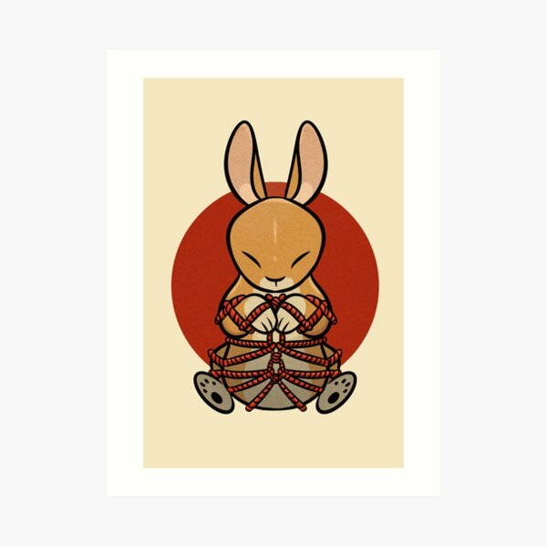 Rope Bunny Art Print