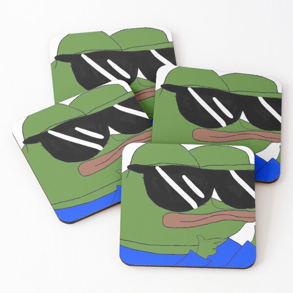 Item preview, Cool Sunglasses Pepe designed and sold by ILuvMemes.