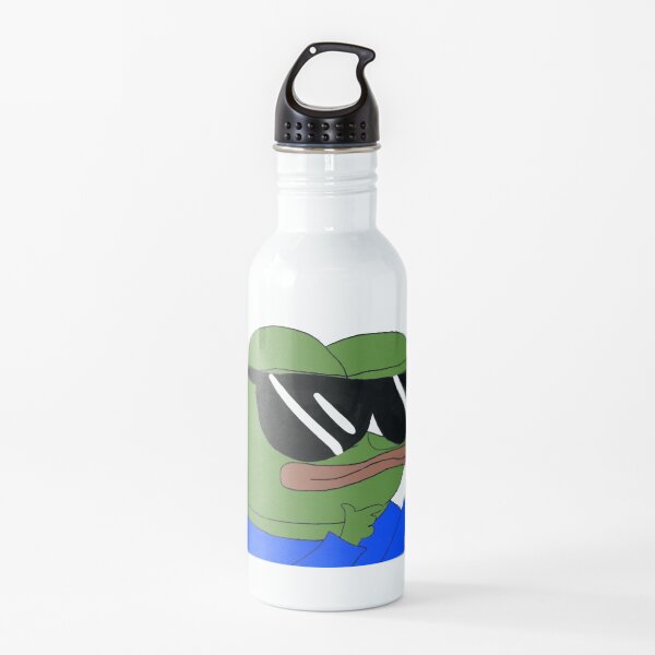 Cool Sunglasses Pepe Water Bottle