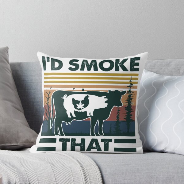 Aperçu de l'œuvre Id Smoke That Retro Vintage Farm Animals créée et vendue par Carloscar112.