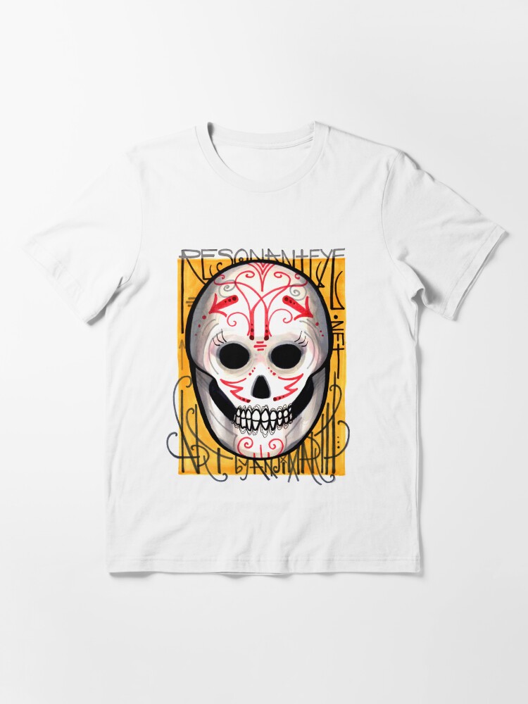Alternate view of resonanteye sugar skull shirt Essential T-Shirt