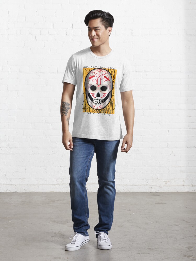 Alternate view of resonanteye sugar skull shirt Essential T-Shirt