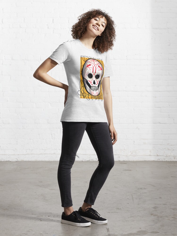Alternate view of resonanteye sugar skull shirt Essential T-Shirt