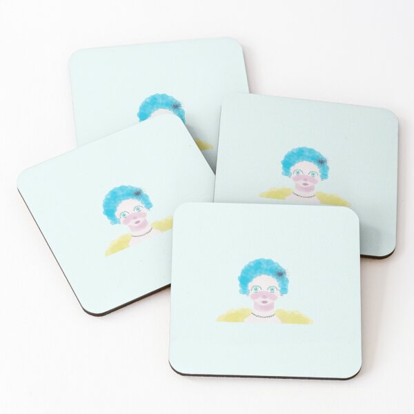 Item preview, blue lady shaped designed and sold by Essalena.