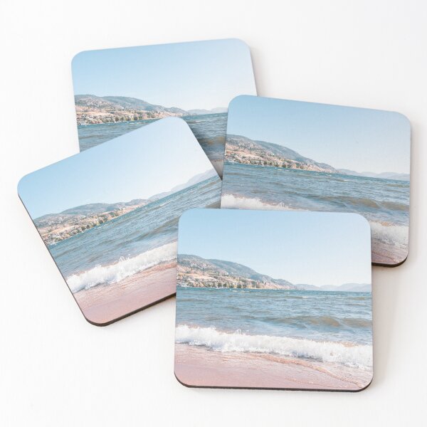 Item preview, Sandy Beach and Waves in Summer - Skaha Lake designed and sold by Amy Mitchell.