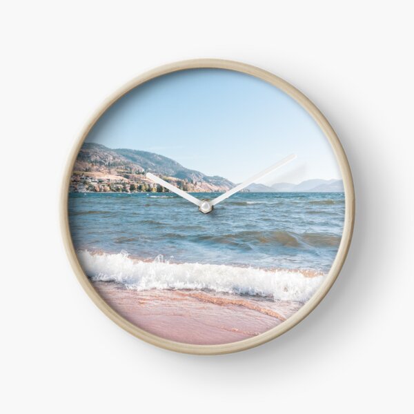 Item preview, Sandy Beach and Waves in Summer - Skaha Lake designed and sold by Amy Mitchell.