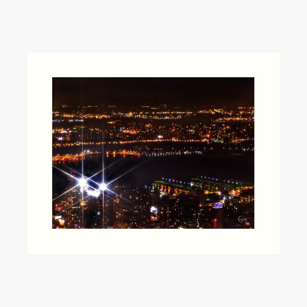 Aperçu de l'œuvre "Nightlights In New York" créée et vendue par Gail Jones.