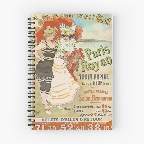 Item preview, Paris Royan vintage travel poster designed and sold by stickart-marek.