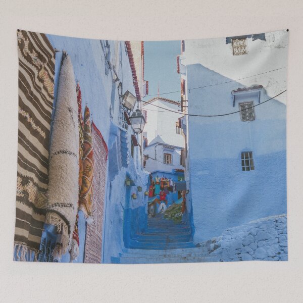 Item preview, Blue Houses in Chefchaouen, Morocco designed and sold by Rebecca Li.