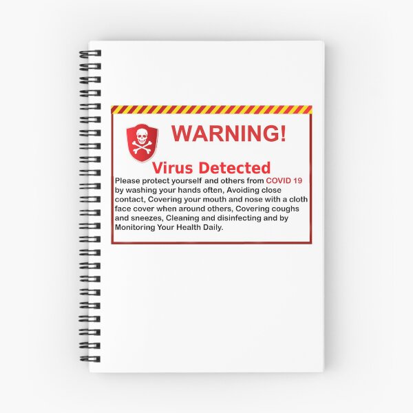 Item preview, Corona virus Warning  designed and sold by gimhan.