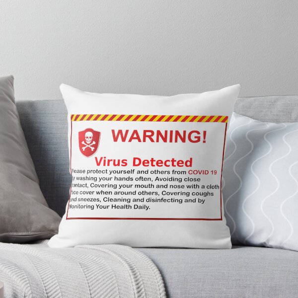 Item preview, Corona virus Warning  designed and sold by gimhan.