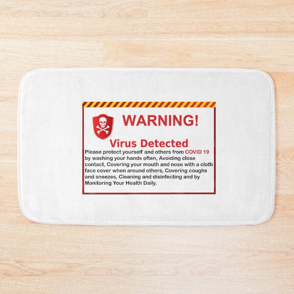 Item preview, Corona virus Warning  designed and sold by gimhan.