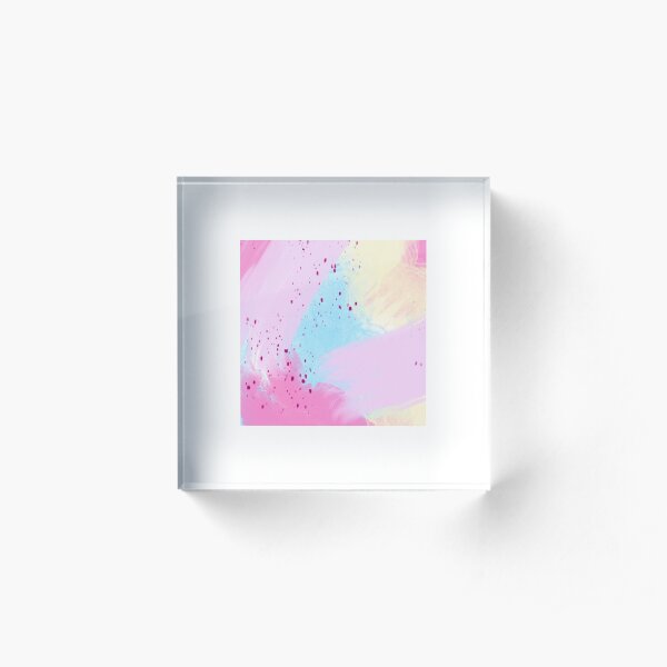 Watercolor Abstract Acrylic Block