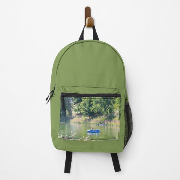 Item preview, Couple Floating Down the Penticton River Channel in Summer designed and sold by Amy Mitchell.